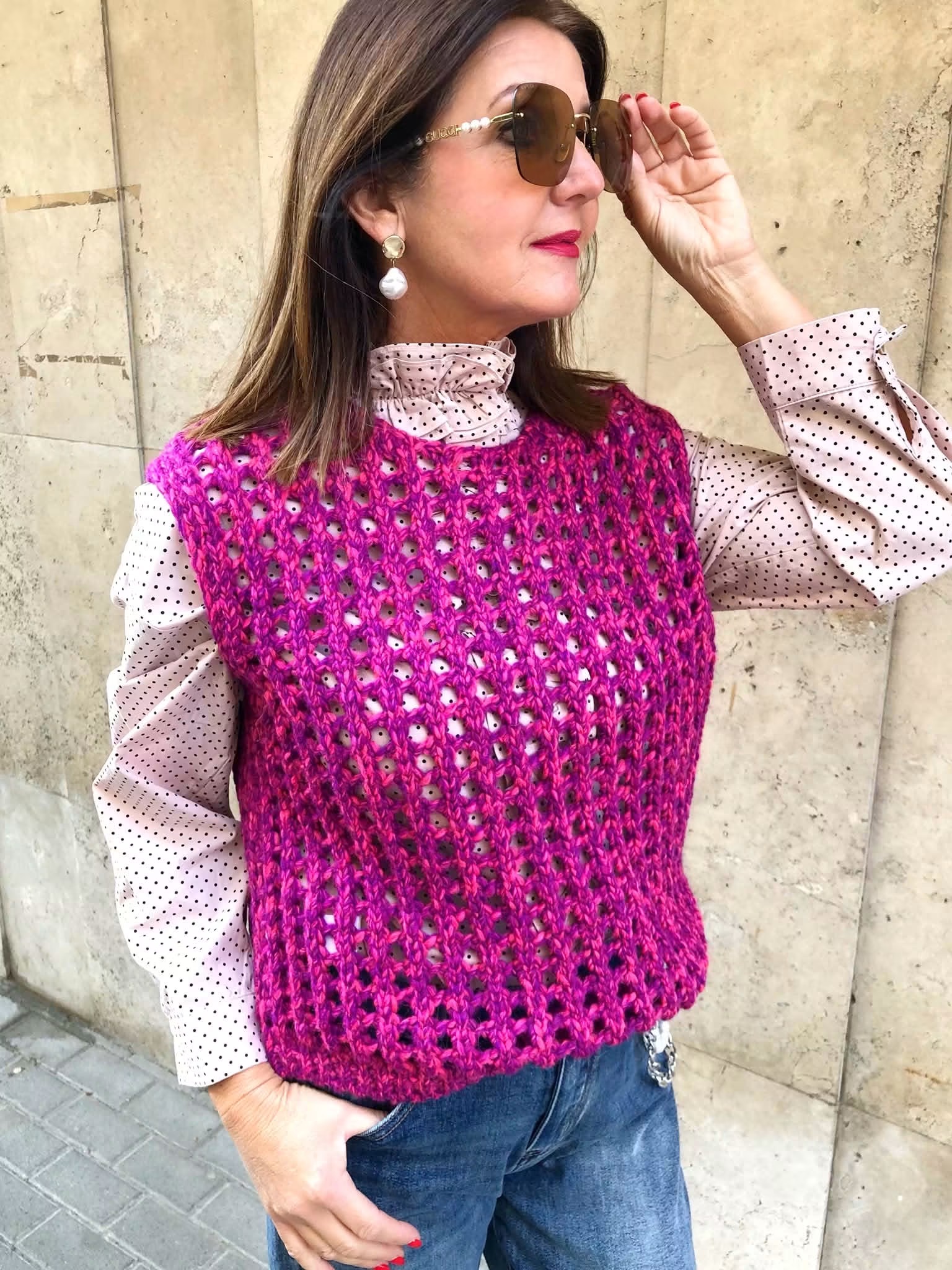 NILDE kötött GILET/MELLÉNY NILDE kötött GILET/MELLÉNY