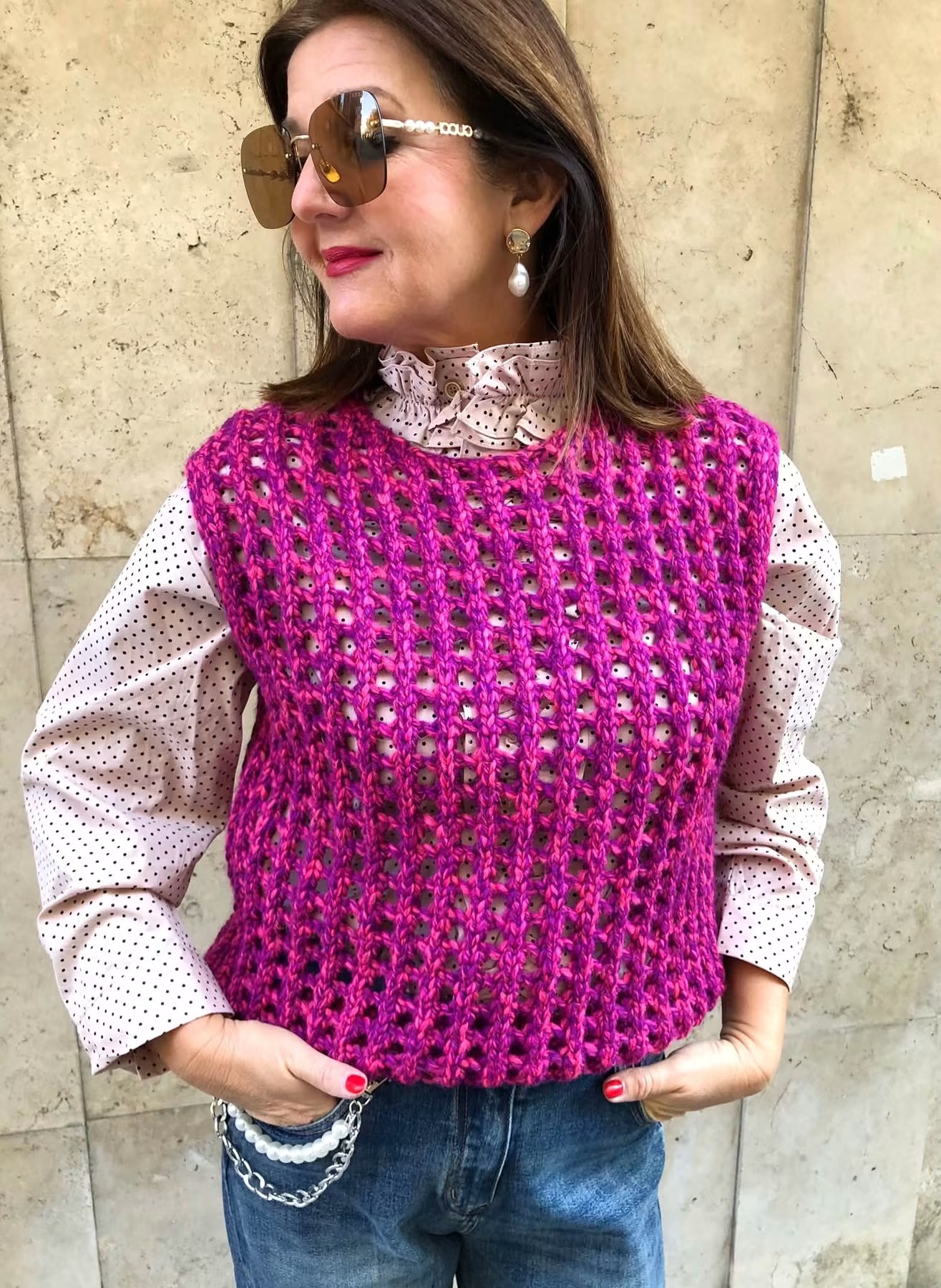 NILDE kötött GILET/MELLÉNY NILDE kötött GILET/MELLÉNY
