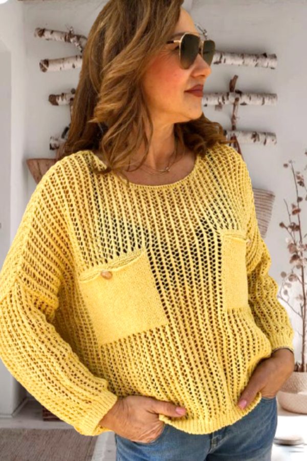 ADELINE kötött FELSŐ