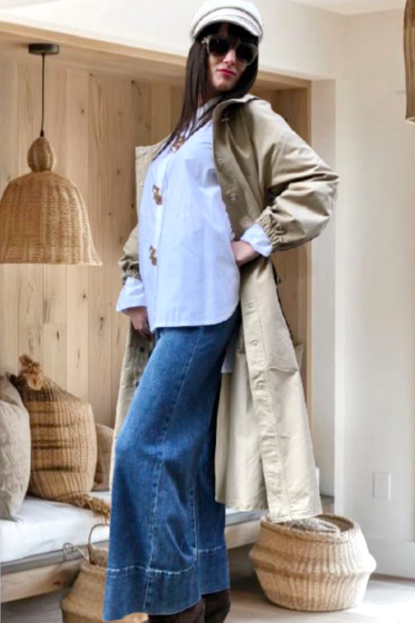 ALÉNA csuklyás TRENCH COAT