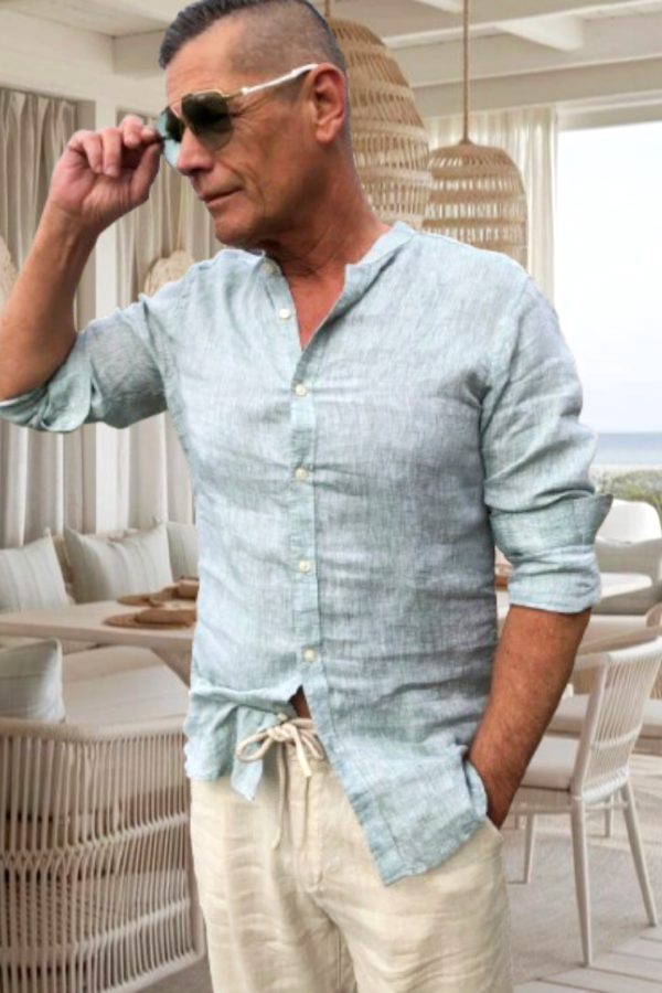 ALESSIO férfi LENVÁSZON ING