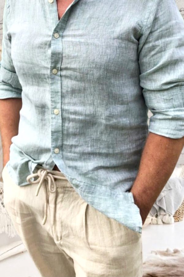 ALESSIO férfi LENVÁSZON ING