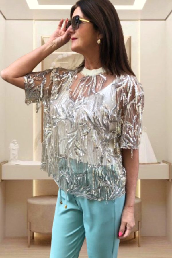 AMBRA flitteres ELEGÁNS FELSŐ