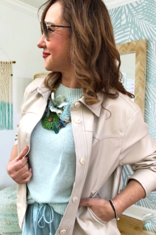 ANNIKA bőr JACKET/BLÉZER