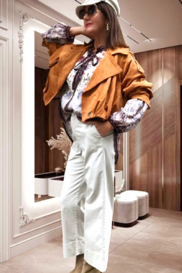 BELLINA VELÚR hatású JACKET