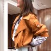 BELLINA VELÚR hatású JACKET