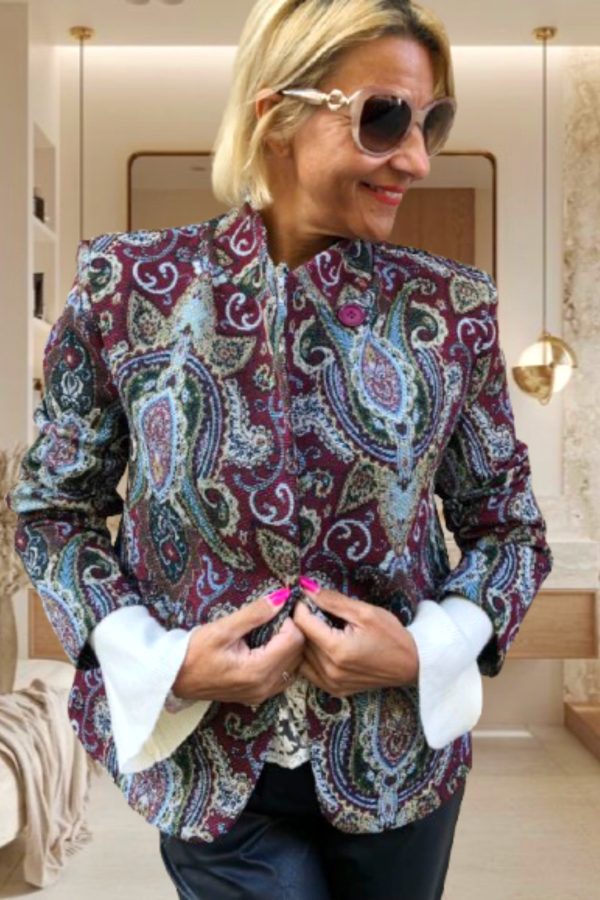 BETTA mintás JACQUARD BLÉZER