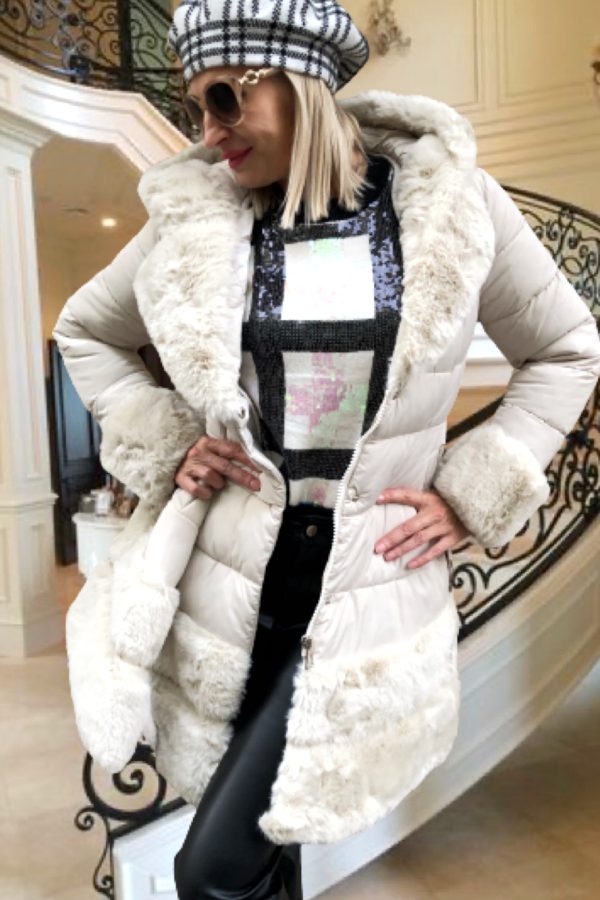 CHARLOTTE prémes STEPPELT KABÁT övvel