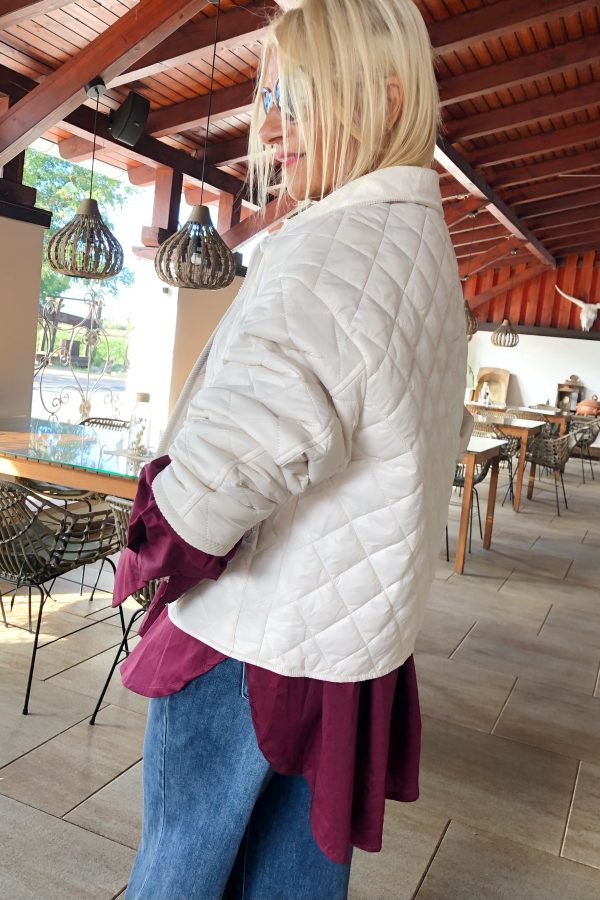 CHIARA vékony STEPPELT KABÁT/JACKET