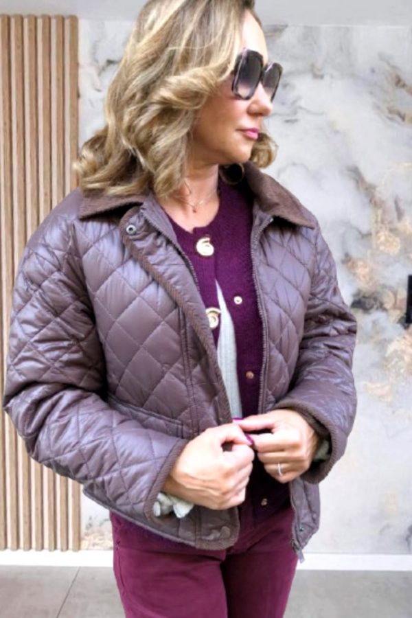 CHIARA vékony STEPPELT KABÁT/JACKET