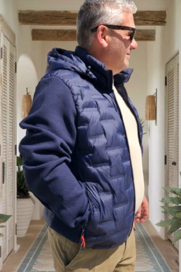 CLAUDIO férfi SOFT HELL STEPPELT JACKET