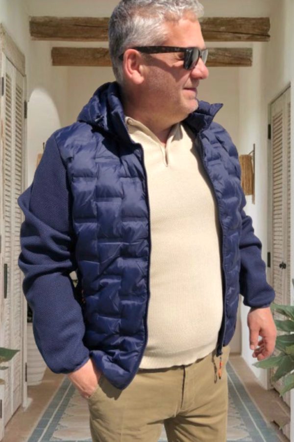 CLAUDIO férfi SOFT HELL STEPPELT JACKET