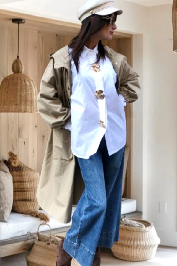 DARIA aranygombos OVER SIZE PAMUT ING