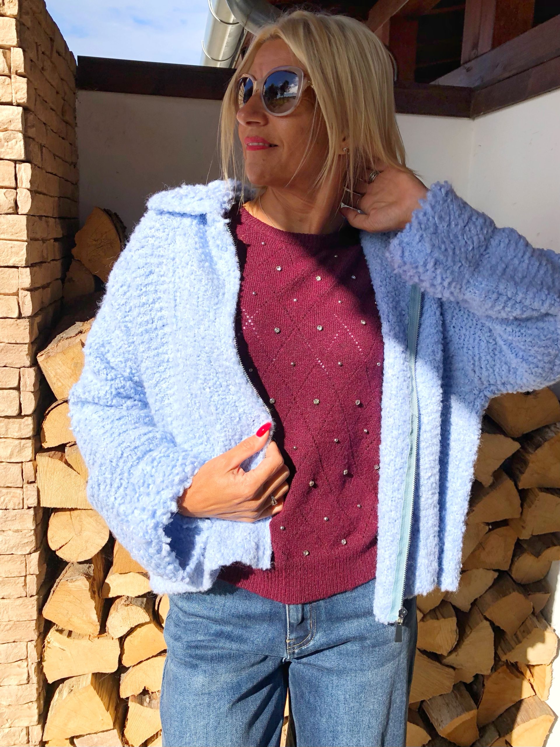 DELIA zippes BUKLÉ KABÁTKA DELIA zippes BUKLÉ KABÁTKA