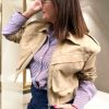 GAIA velúr hatású BOMBER JACKET