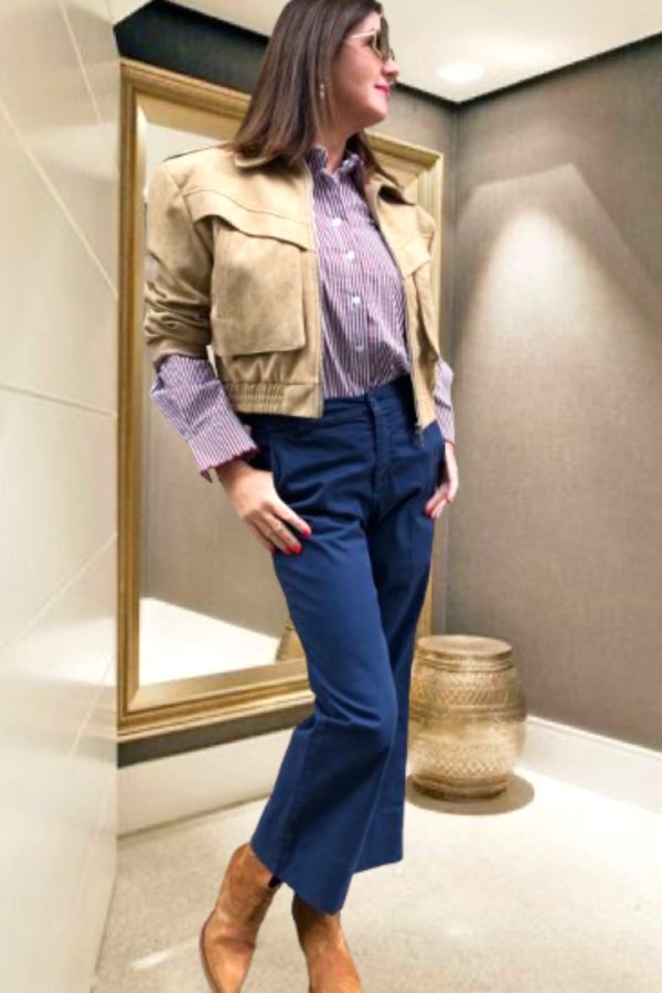 GAIA velúr hatású BOMBER JACKET