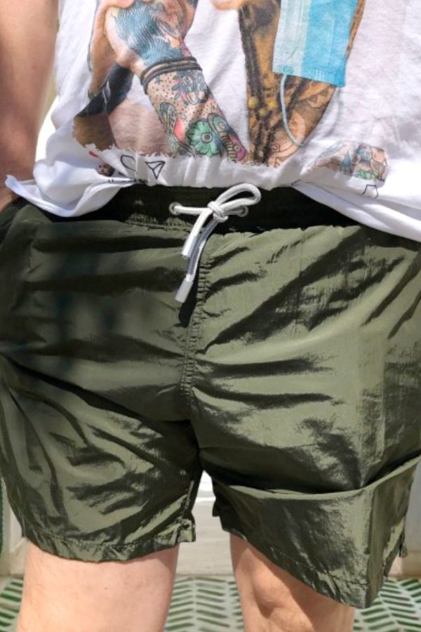 GIANNI zsebes FÉRFI ÚSZÓNADRÁG/SHORT *army green*