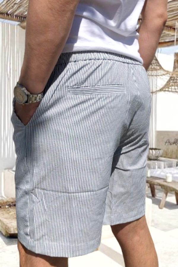 GIULIO csíkos,-rugalmas FÉRFI SHORT