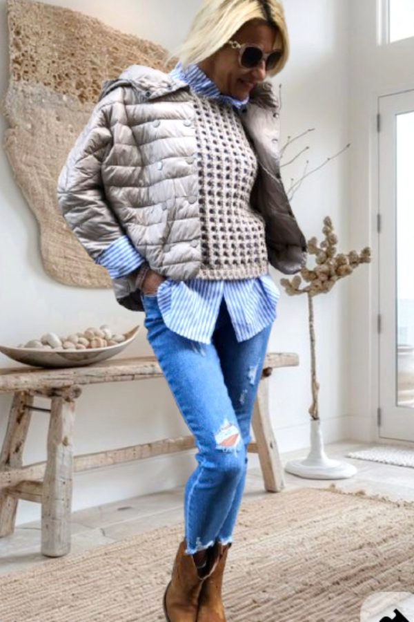 ILARIA vékony STEPPELT JACKET