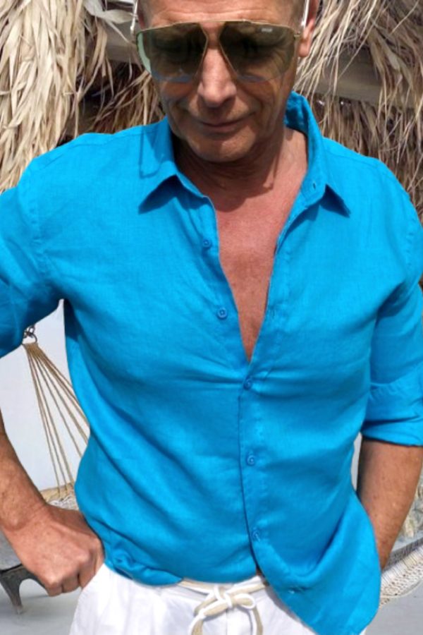 MANUELE férfi LENVÁSZON ING