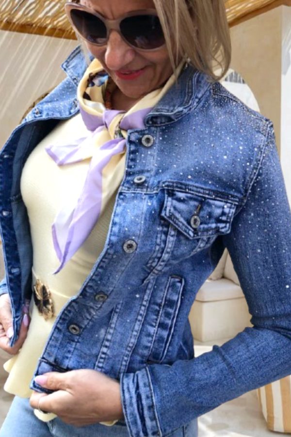 MONIC karcsúsított FARMERKABÁT/JACKET