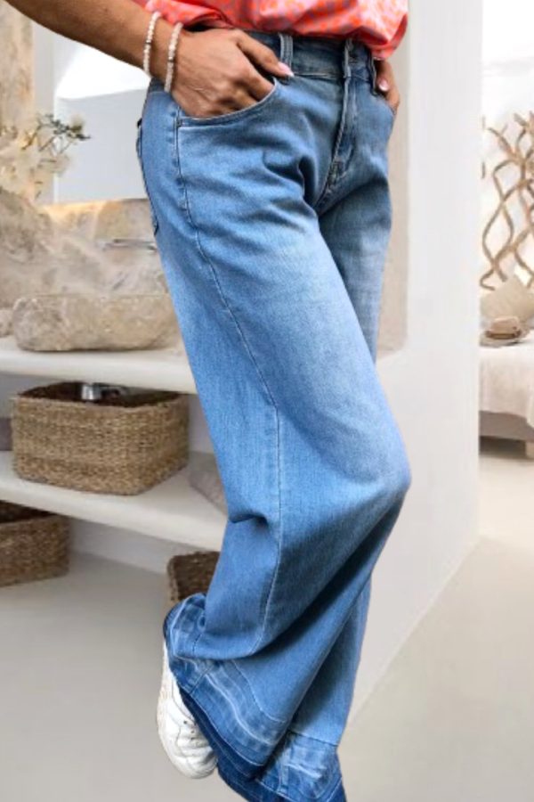 NAIKE rugalmas WIDE LEG FARMERNADRÁG