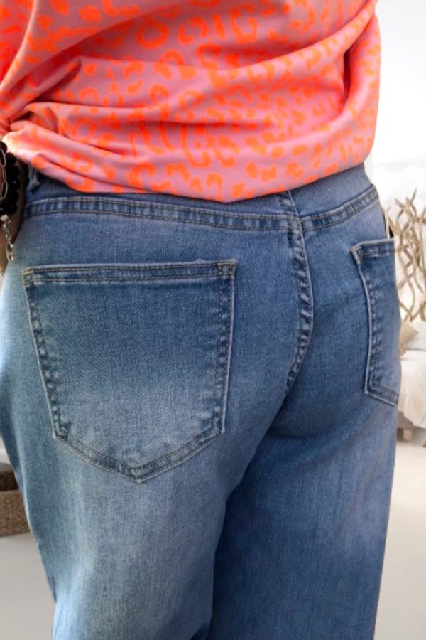 NAIKE rugalmas WIDE LEG FARMERNADRÁG