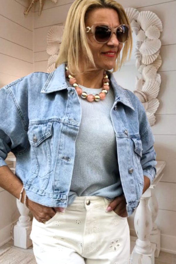 NARA laza FARMERKABÁT/JACKET