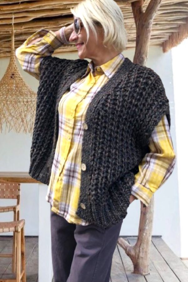 NEREA kötött MELLÉNY/GILET