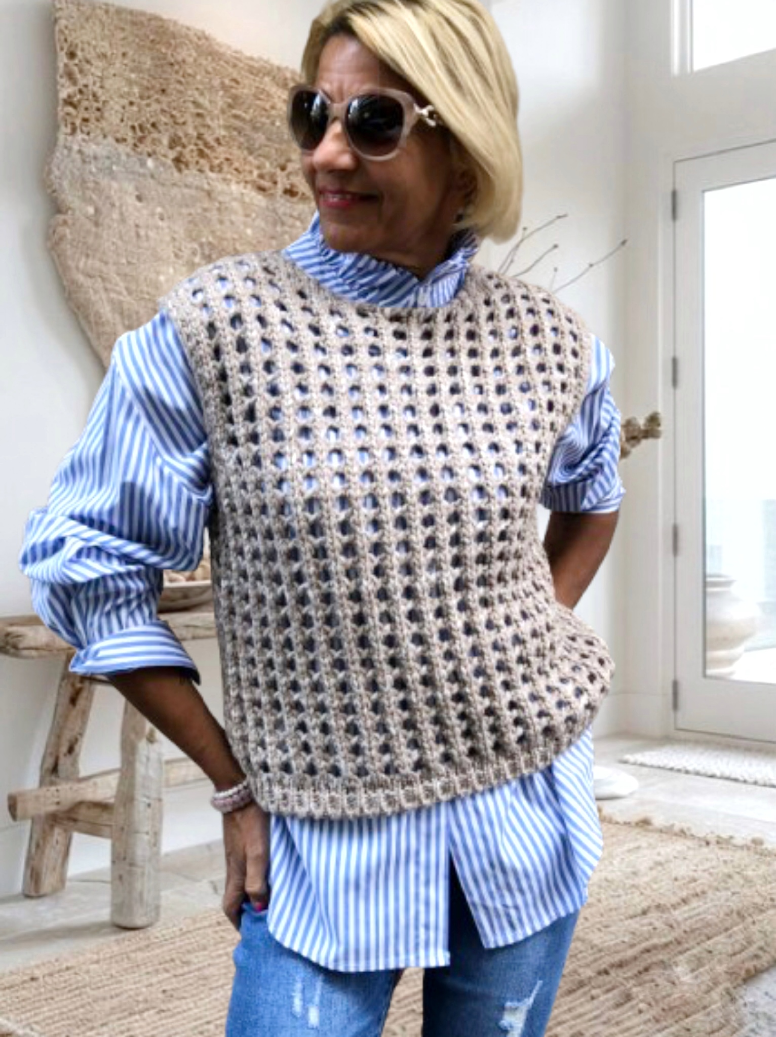 NILDE kötött GILET/MELLÉNY NILDE kötött GILET/MELLÉNY