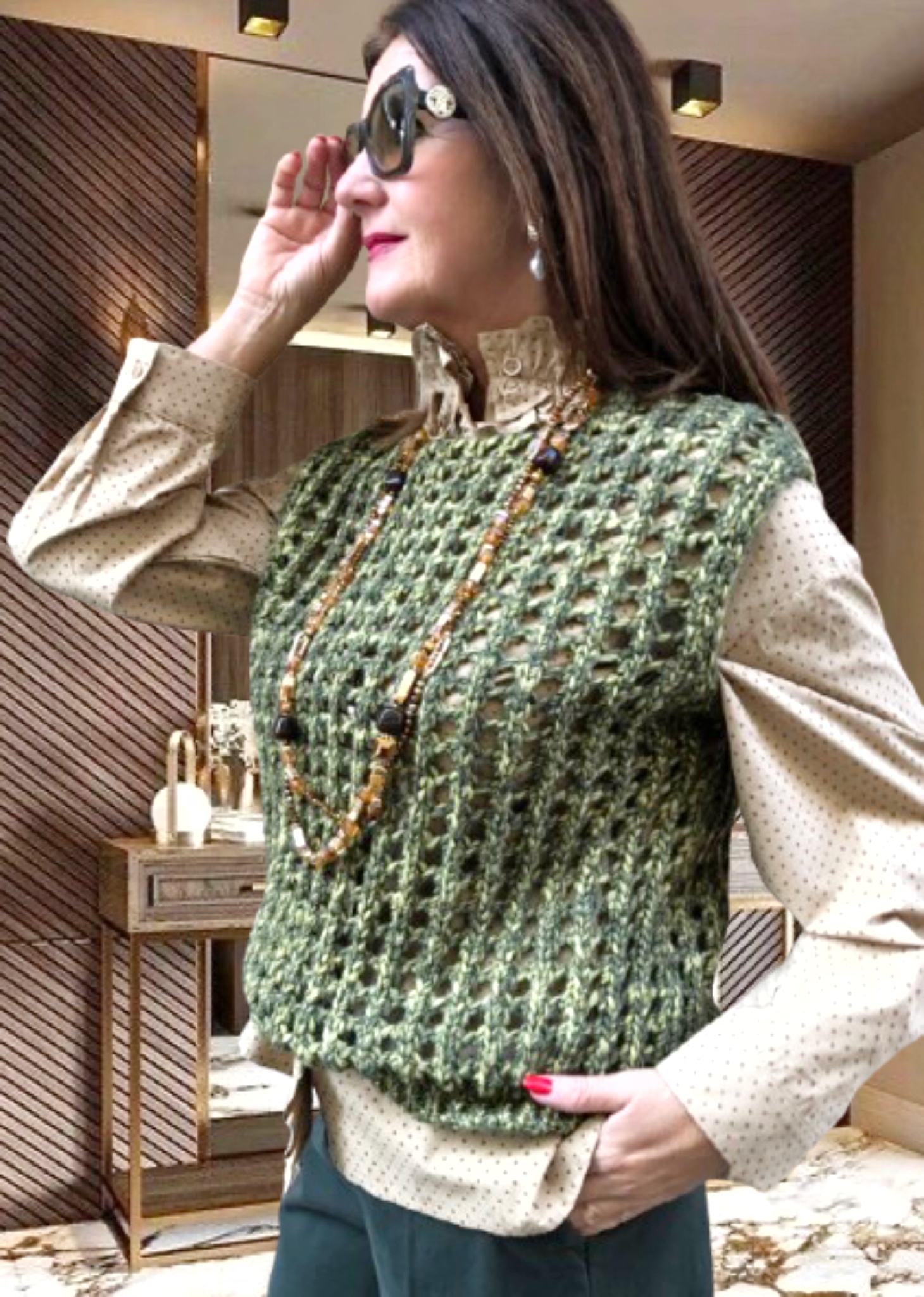 NILDE kötött GILET/MELLÉNY NILDE kötött GILET/MELLÉNY