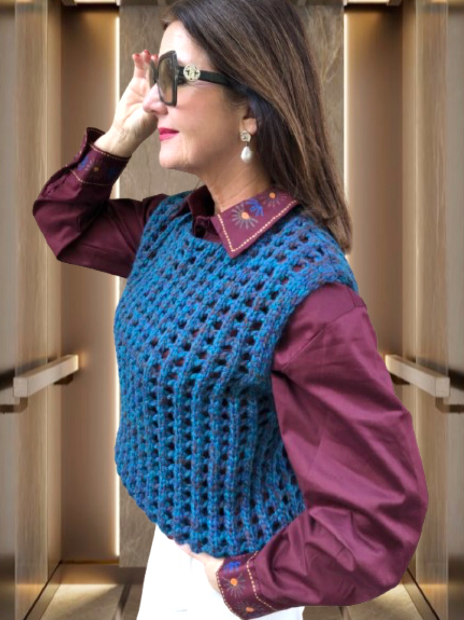 NILDE kötött GILET/MELLÉNY NILDE kötött GILET/MELLÉNY
