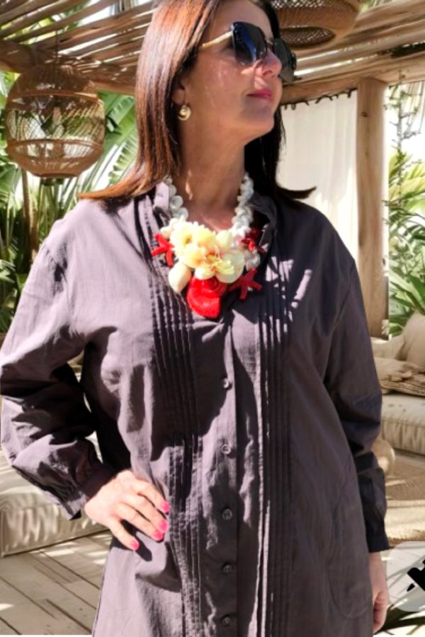 PATRÍZIA pamut KAFTÁN