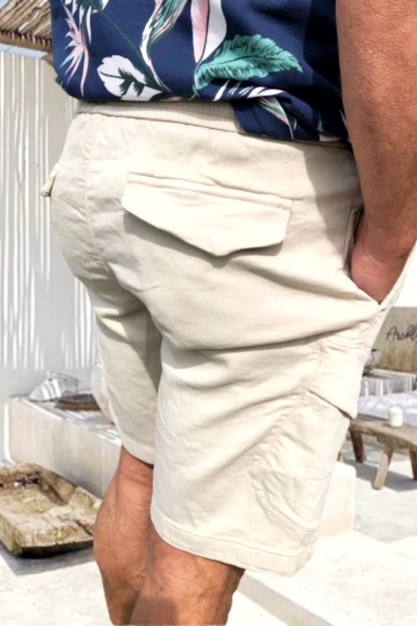 RAMON férfi PAMUT SHORT/BERMUDA gumis derékkal