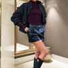 ROBERTA bőr SHORT