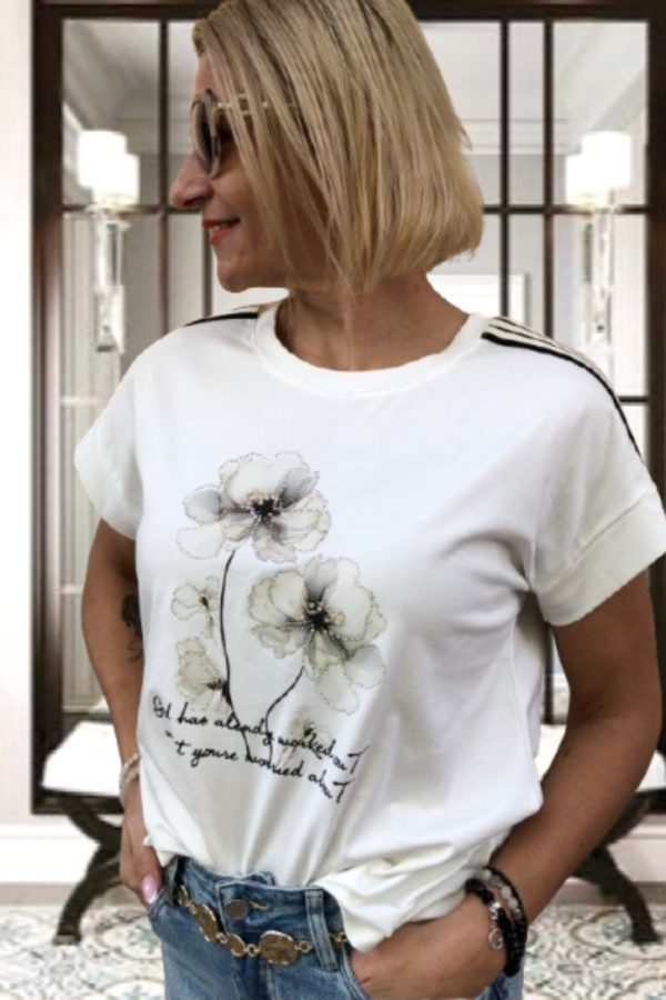 SABINA pamut PÓLÓ/T-SHIRT